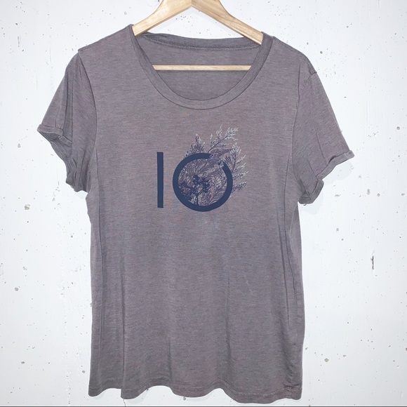 tentree Tops - Tentree Classic Logo Soft Tee Brown